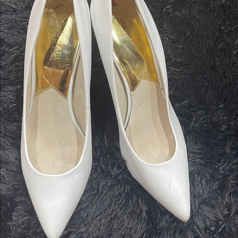 Michael Kors Elegant White Heels